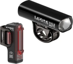 Lezyne LED Fahrradbeleuchtungsset Lite Pro 115 STVZO + Strip Drive STVZO