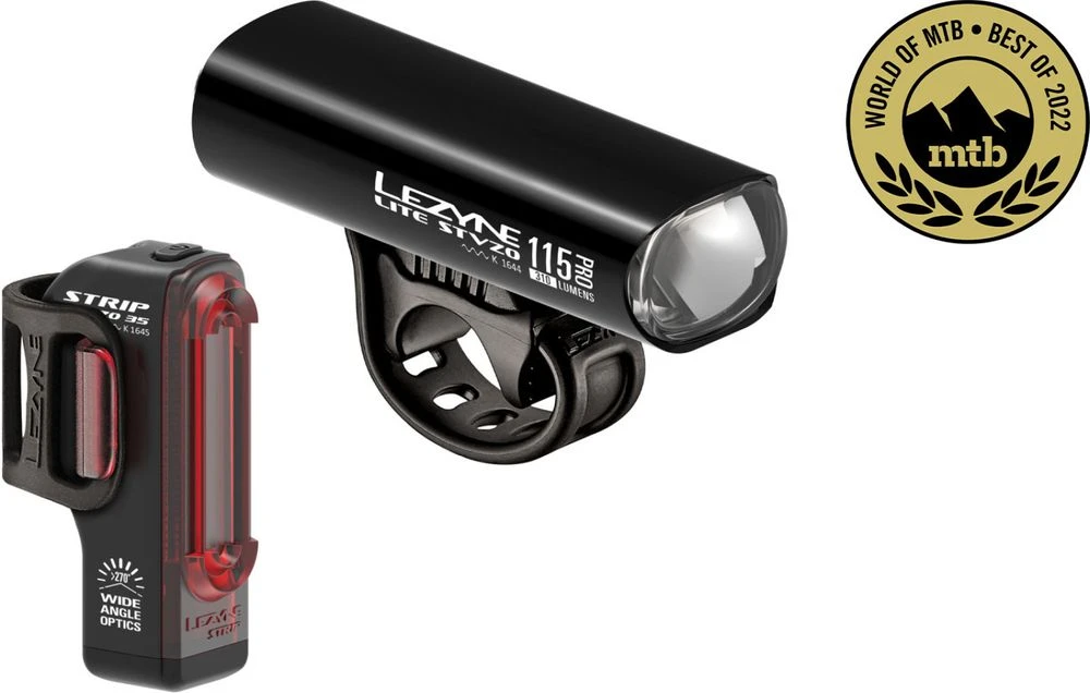 Lezyne LED Fahrradbeleuchtungsset Lite Pro 115 STVZO + Strip Drive STVZO 2 Lezyne LED Fahrradbeleuchtungsset Lite Pro 115 STVZO + Strip Drive STVZO – Bild 2